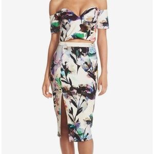 Bardot Multicolor Floral Co-ord set